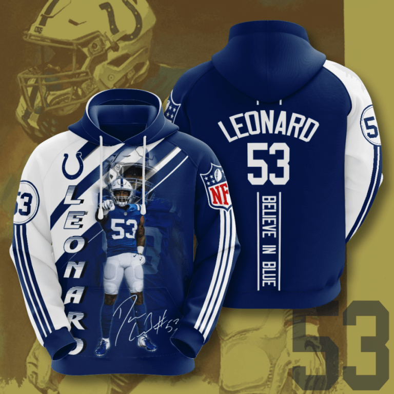 Nfl Indianapolis Colts 3d Hoodie For Men For Women All Over Printed Hoodie M803f