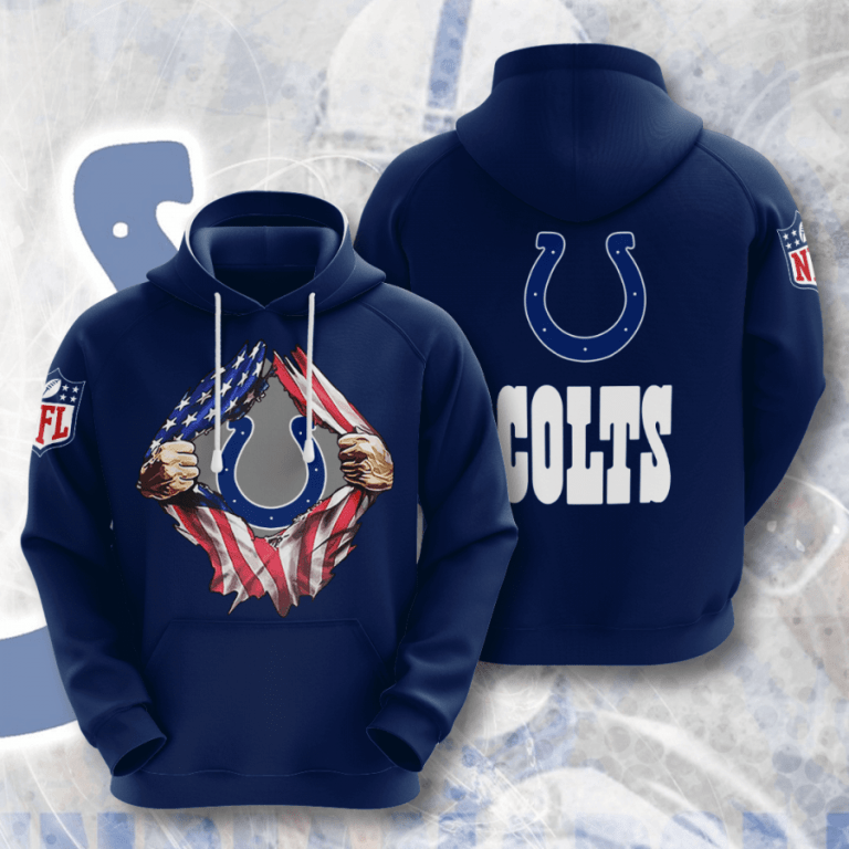 Nfl Indianapolis Colts 3d Hoodie For Men For Women All Over Printed Hoodie