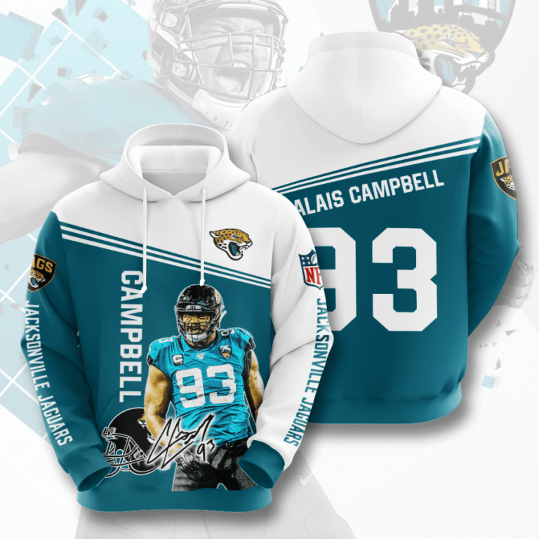 Nfl Jacksonville Jaguars 3d Hoodie For Men For Women All Over Printed Hoodie V17ub