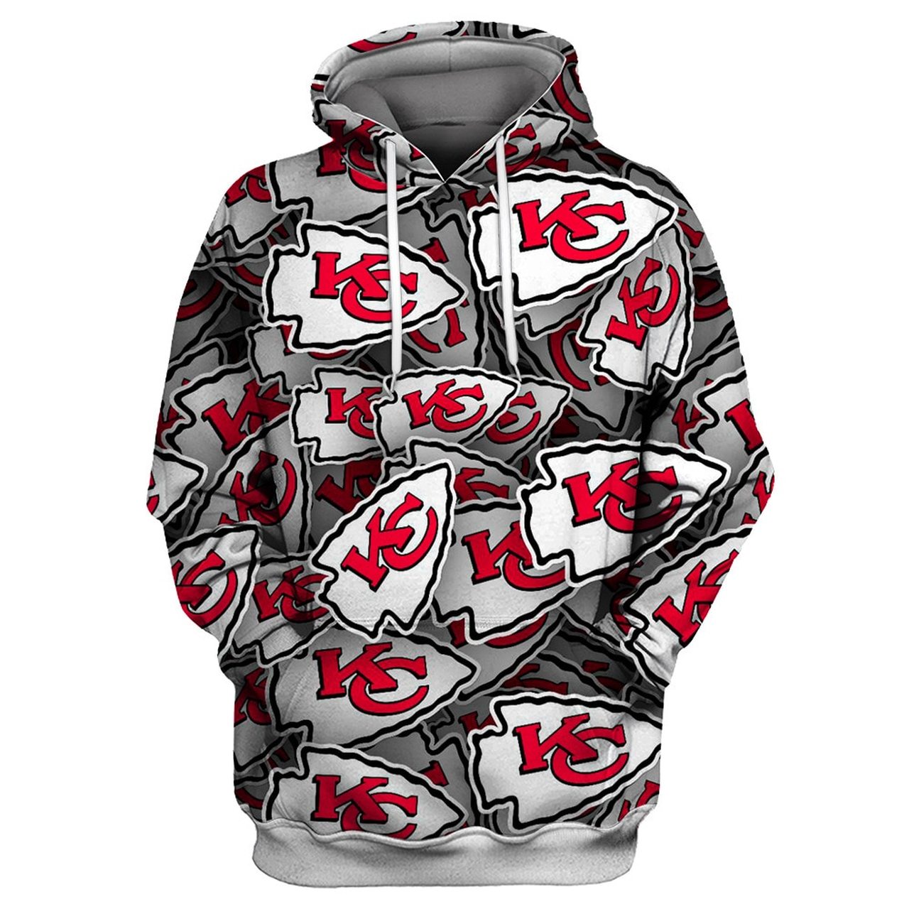 Nfl Kansas City Chiefs White Arrowhead Men And Women 3d Full Printing Hoodie Nfl Kansas City Chiefs 3d Full Printing Shirt 22g5l