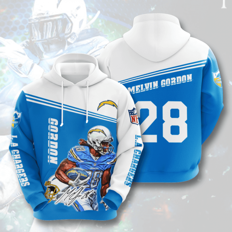 Nfl Los Angeles Chargers 3d Hoodie For Men For Women All Over Printed Hoodie 1zejr