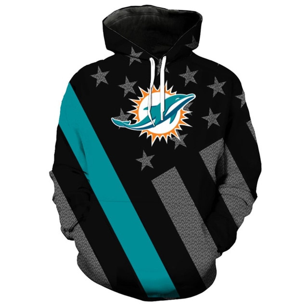 Nfl Miami Dolphins Patriotic Men And Women 3d Full Printing Hoodie Zip Hoodie Nfl Miami Dolphins 3d Full Printing Shirt Enkpo