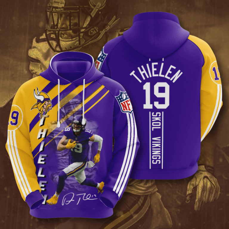 Nfl Minnesota Vikings 3d Hoodie For Men For Women All Over Printed Hoodie 0359y