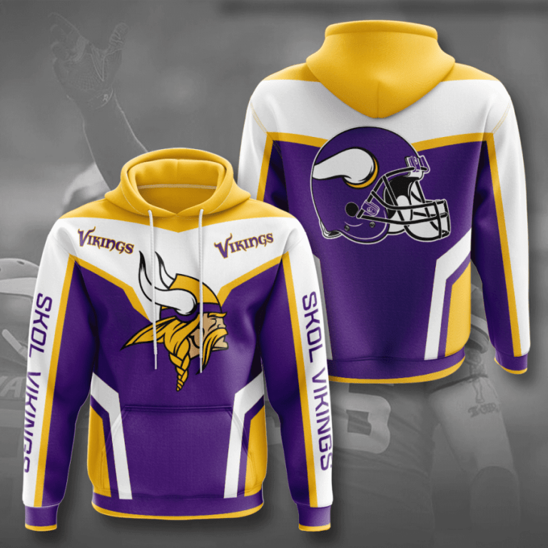 Nfl Minnesota Vikings 3d Hoodie For Men For Women All Over Printed Hoodie 0a2o2