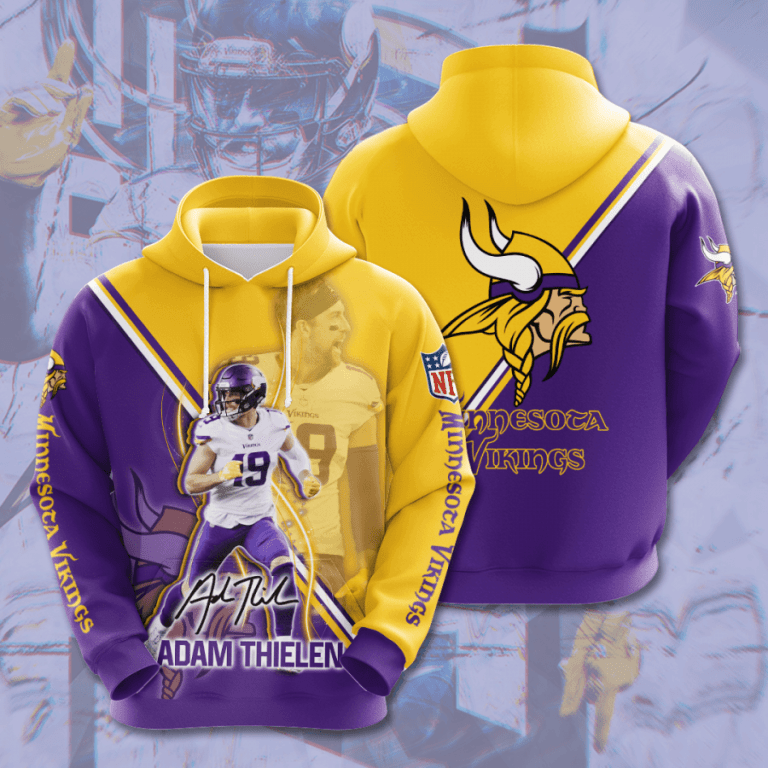 Nfl Minnesota Vikings 3d Hoodie For Men For Women All Over Printed Hoodie 8mb6x