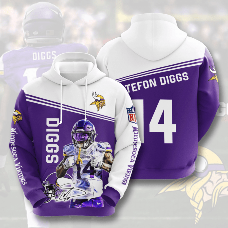 Nfl Minnesota Vikings 3d Hoodie For Men For Women All Over Printed Hoodie Efcrz