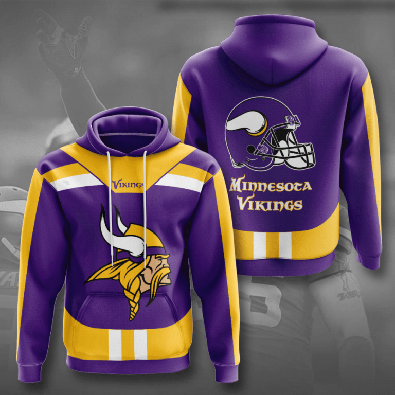 Nfl Minnesota Vikings 3d Hoodie For Men For Women All Over Printed Hoodie Emgyv