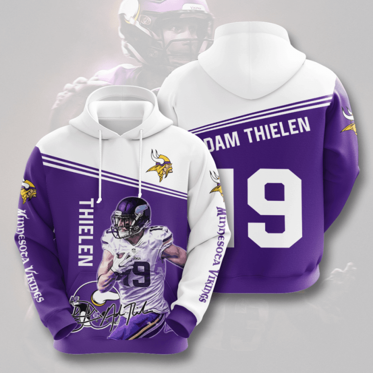 Nfl Minnesota Vikings 3d Hoodie For Men For Women All Over Printed Hoodie Gevde