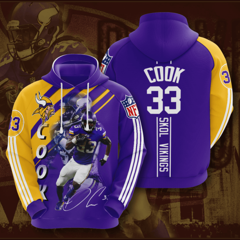 Nfl Minnesota Vikings 3d Hoodie For Men For Women All Over Printed Hoodie H891d