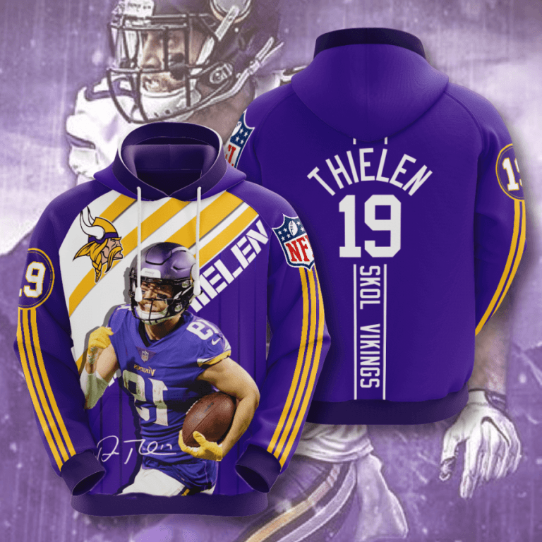 Nfl Minnesota Vikings 3d Hoodie For Men For Women All Over Printed Hoodie Jl6w7