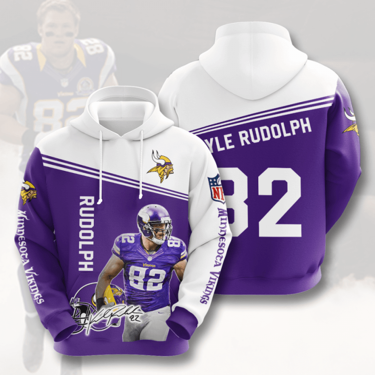 Nfl Minnesota Vikings 3d Hoodie For Men For Women All Over Printed Hoodie Kdt03