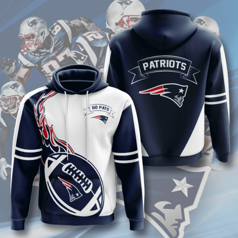 Nfl New England Patriots 3d Hoodie For Men For Women All Over Printed Hoodie Qzlyn