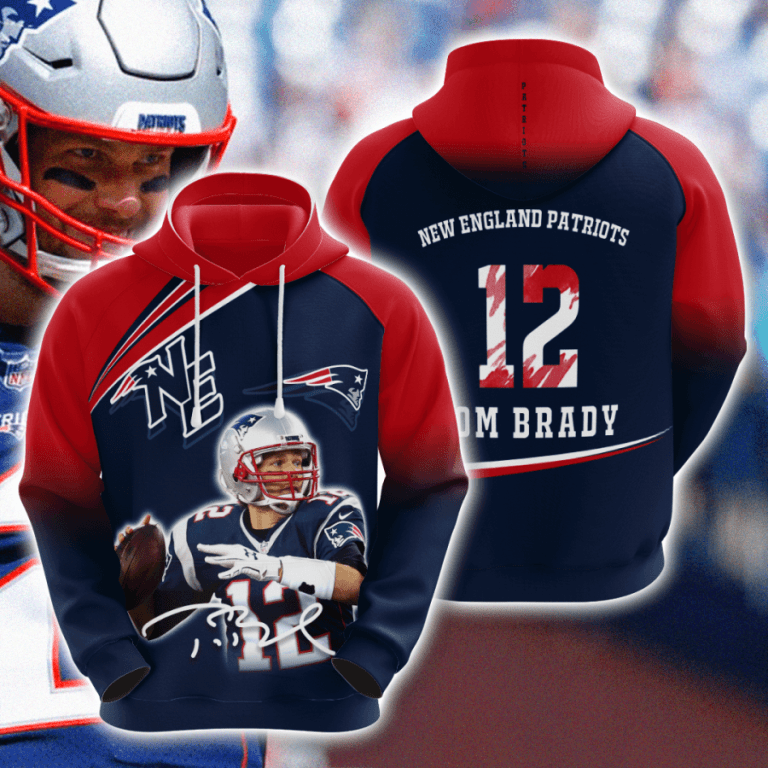 Nfl New England Patriots 3d Hoodie For Men For Women All Over Printed Hoodie X1cul