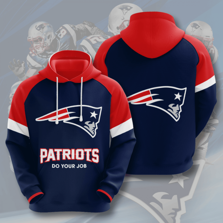 Nfl New England Patriots 3d Hoodie For Men For Women All Over Printed Hoodie Xs7wc