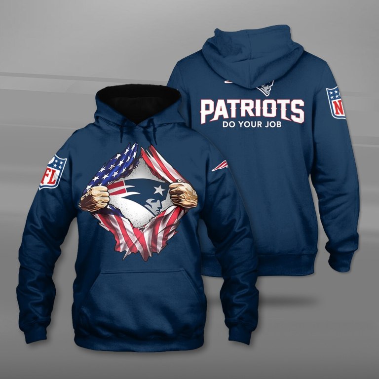 Nfl New England Patriots 3d Hoodie For Men For Women All Over Printed Hoodie