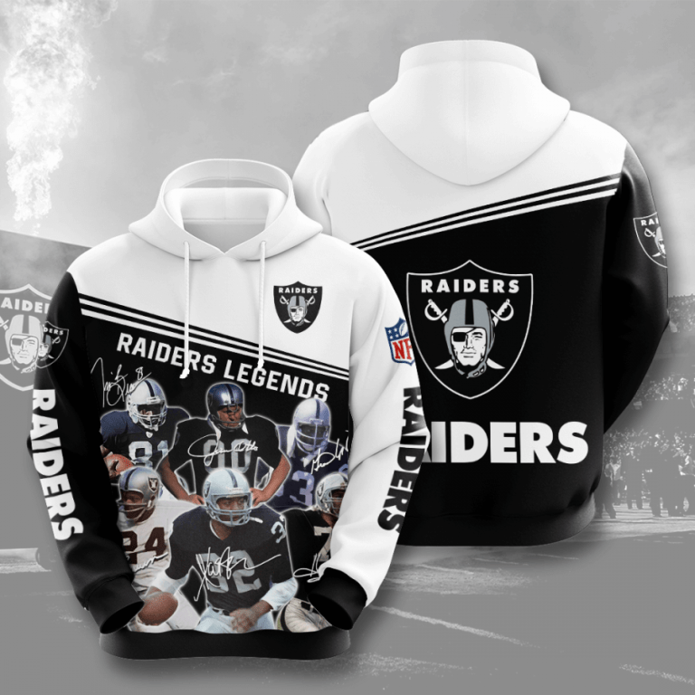 Nfl Oakland Raiders 3d Hoodie For Men For Women All Over Printed Hoodie Eqzu8