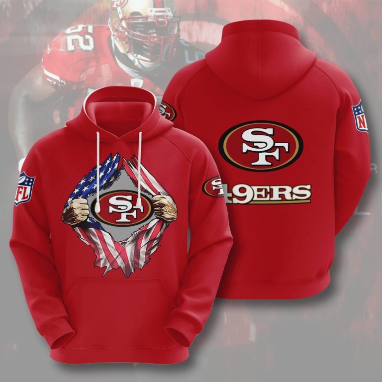 Nfl San Francisco 49ers 3d Hoodie For Men For Women All Over Printed Hoodie