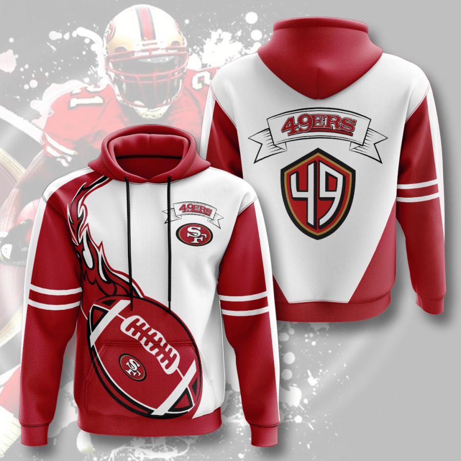 Nfl San Francisco Ers 3d Hoodie Custom Printing Team Color Plus Size Up To 5xl Mdamk