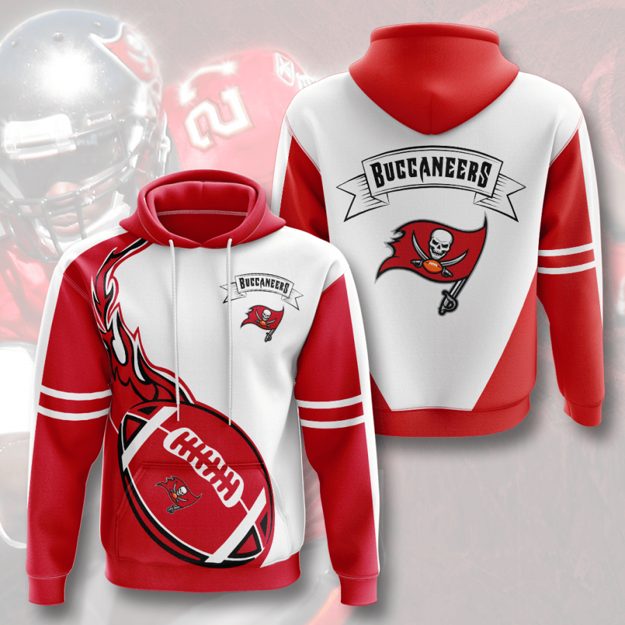 Nfl Tampa Bay Buccaneers 3d Hoodie Custom Printing Team Color Plus Size Up To 5xl Eogj2