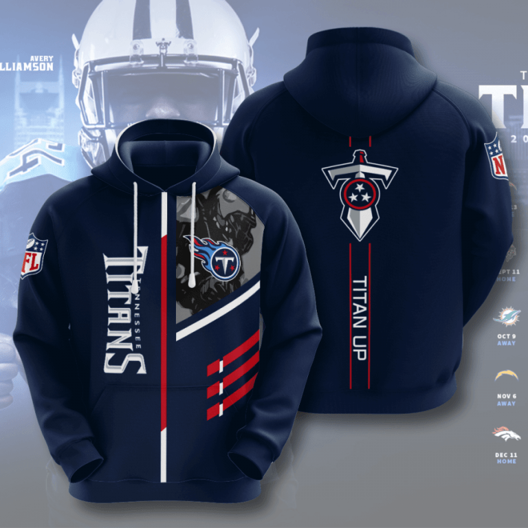 Nfl Tennessee Titans 3d Hoodie For Men For Women All Over Printed Hoodie Yslrl