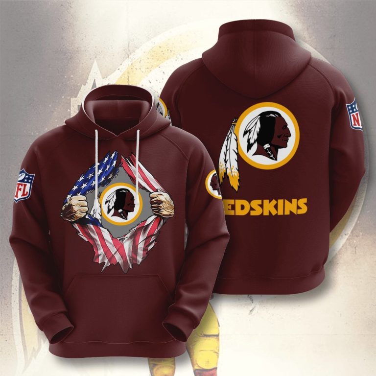 Nfl Washington Redskins 3d Hoodie For Men For Women All Over Printed Hoodie