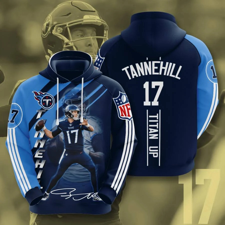 Ryan Tannehill Tennessee Titans Nfl 3d Hoodie Ryan Tannehill 13 All Over Print 3d Hoodie Cs41l