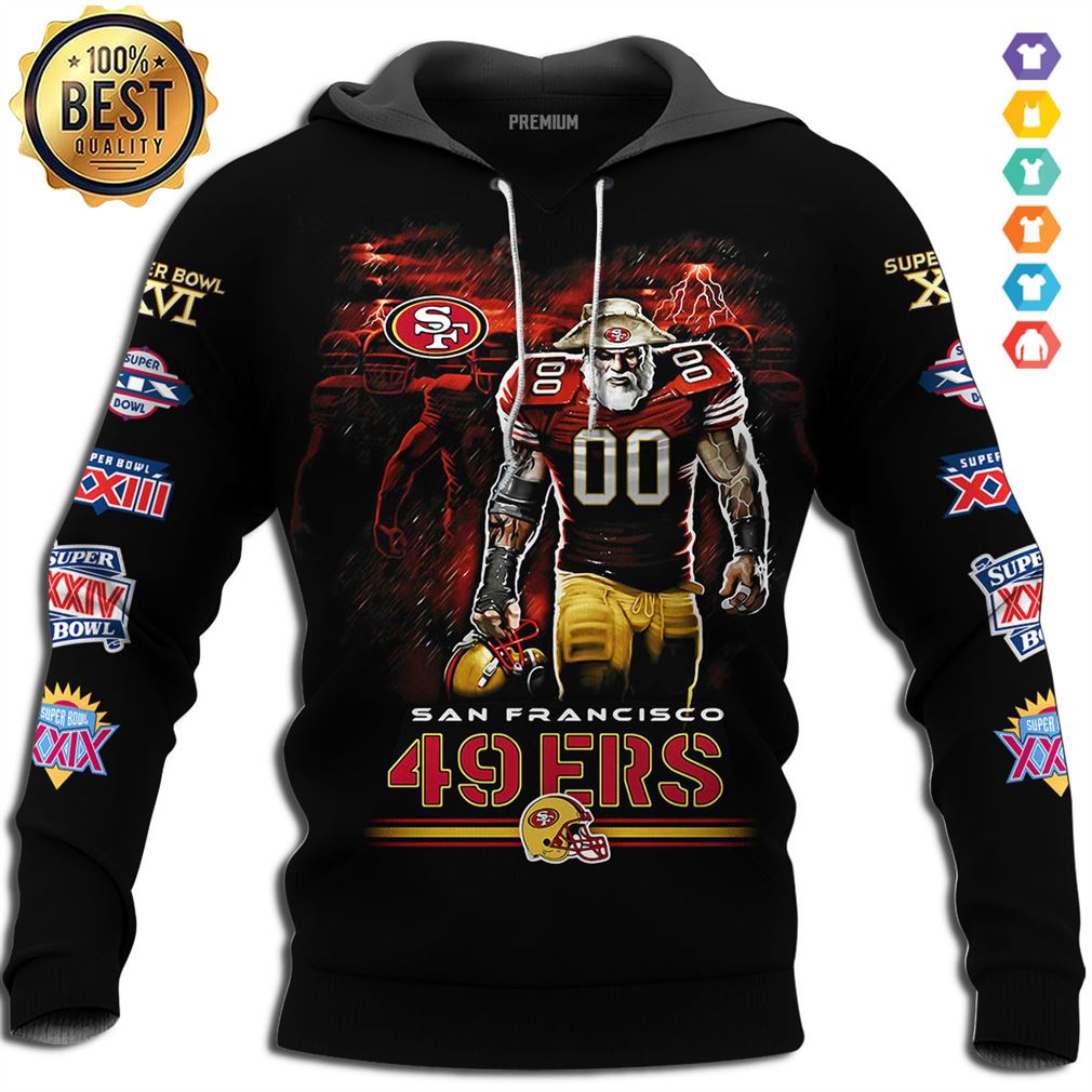 Super Bowl Liv San Francisco 49ers 3d Shirt Hoodies 7uy6s Cr Crewneck Sweatshirt Hoodie 3d Royal Size M