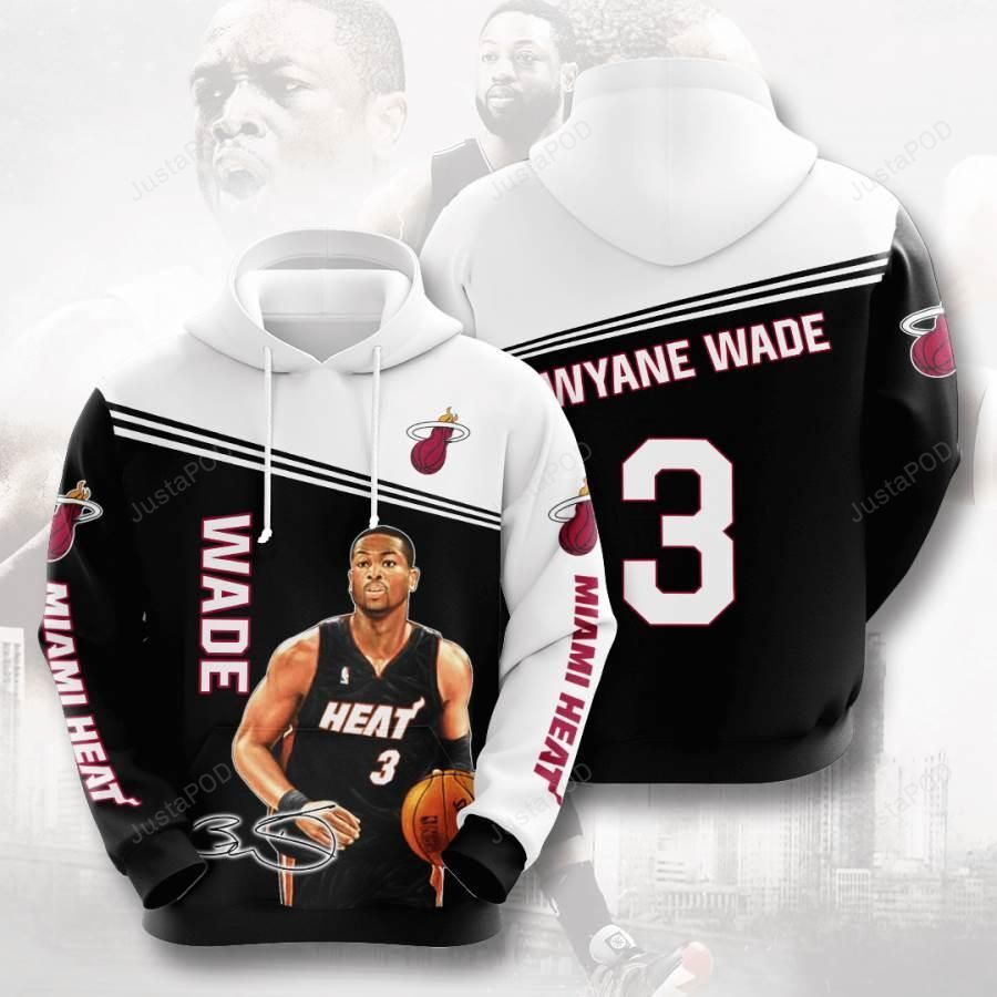 Sports Basketball Nba Miami Heat 3d All Over Print Hoodie Zip-up Hoodie