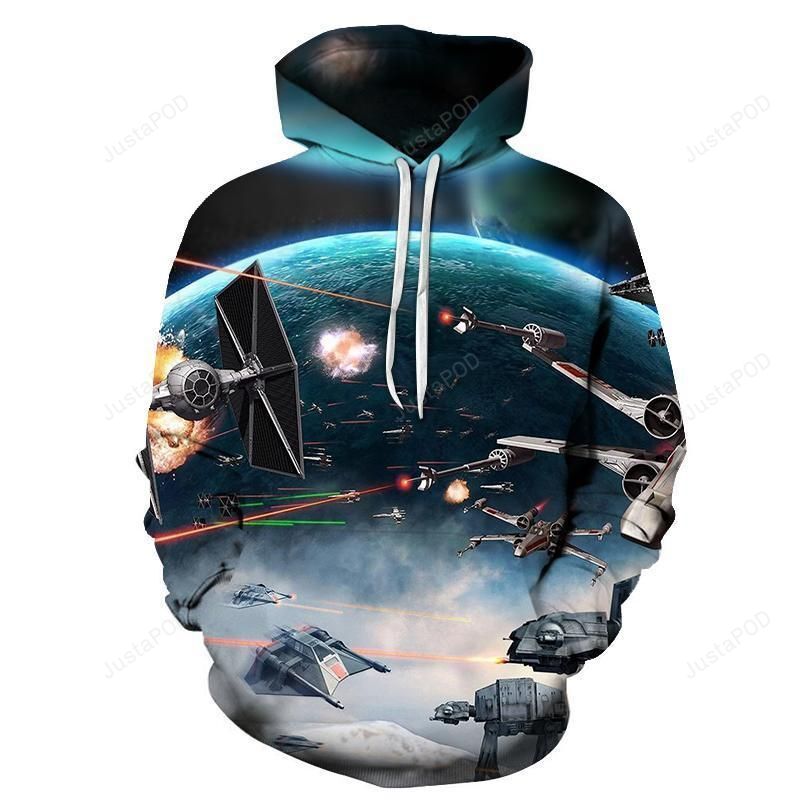 Star Wars 3d All Over Print Hoodie Zip-up Hoodie-trungten-w6mx0