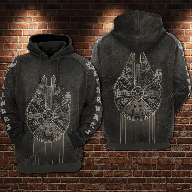 Star Wars 3d All Over Print Hoodie Zip-up Hoodie