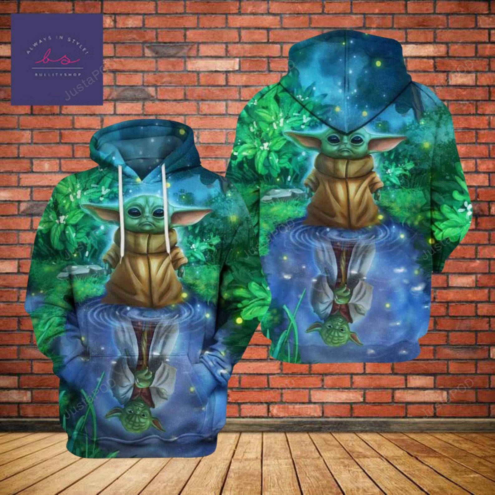 Star Wars Baby Yoda 3d All Over Print Hoodie Zip-up Hoodie-trungten-n0wle