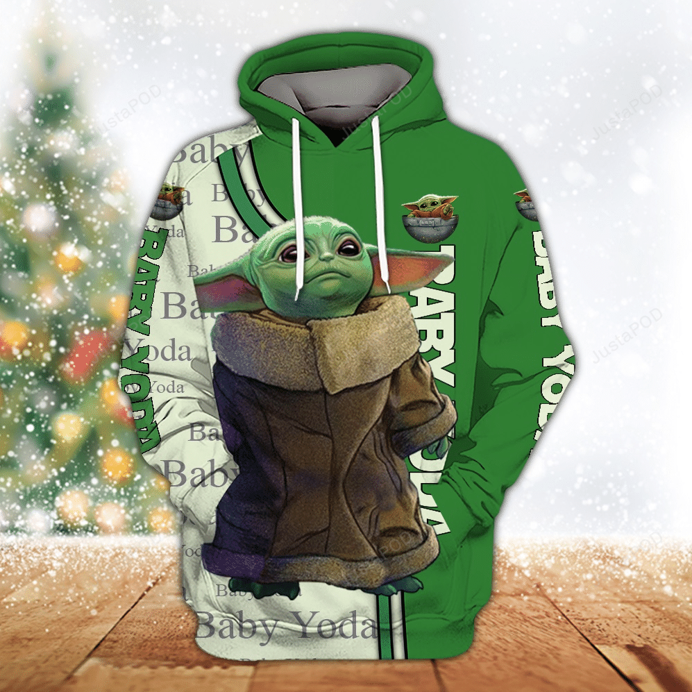 Star Wars Baby Yoda 3d Style 7 3d Hoodie