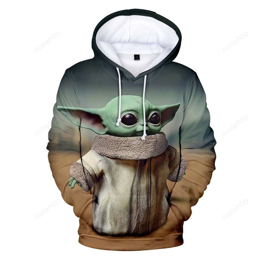 Star Wars Baby Yoda Style 1 3d Hoodie