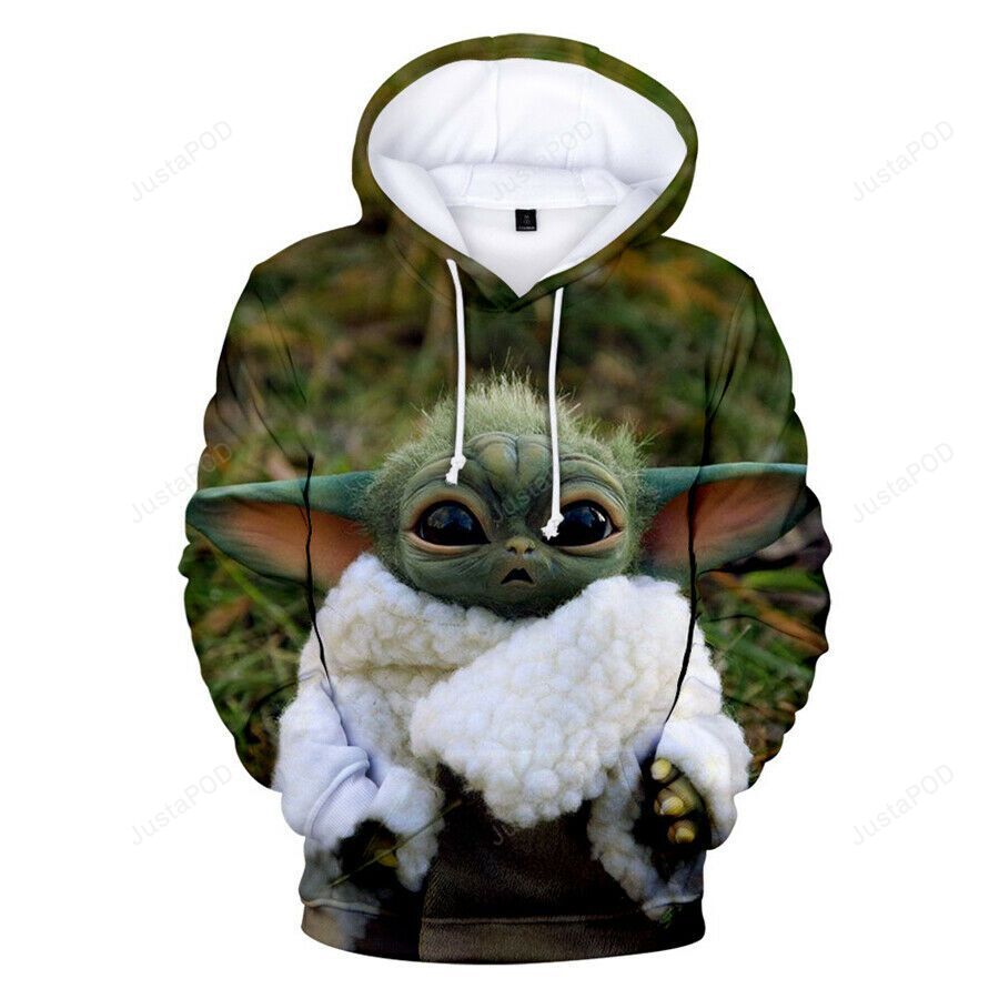 Star Wars Baby Yoda Style 2 3d Hoodie