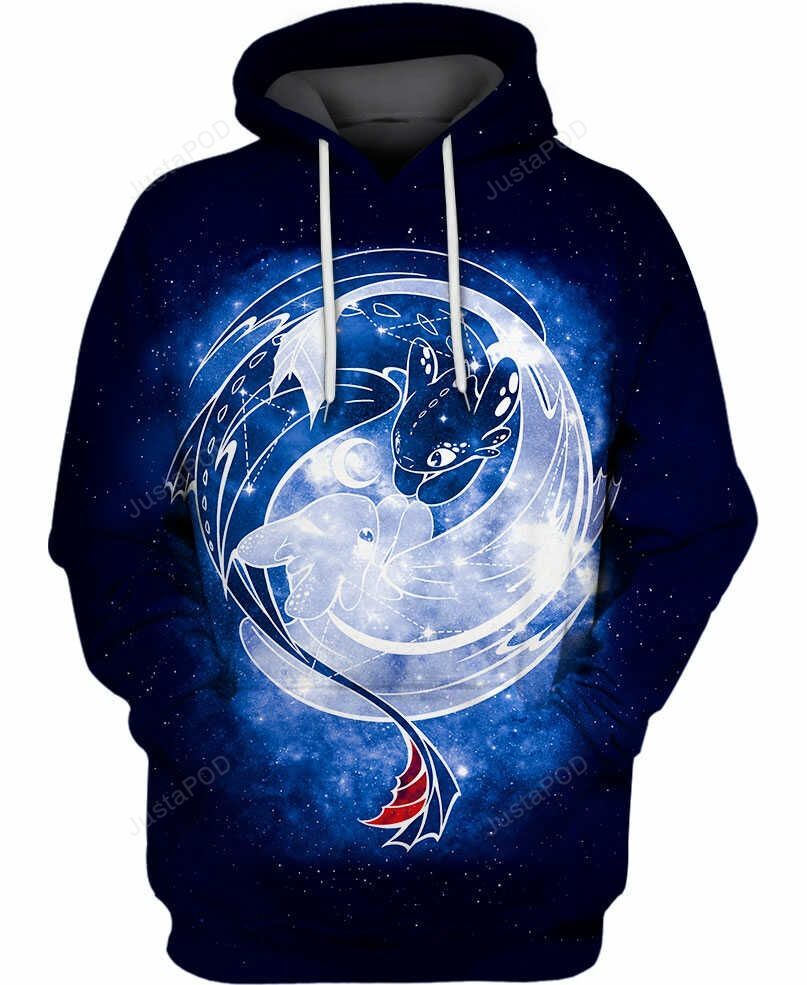 Starry Last Dragons 3d All Print Hoodie Zip- Up Hoodie