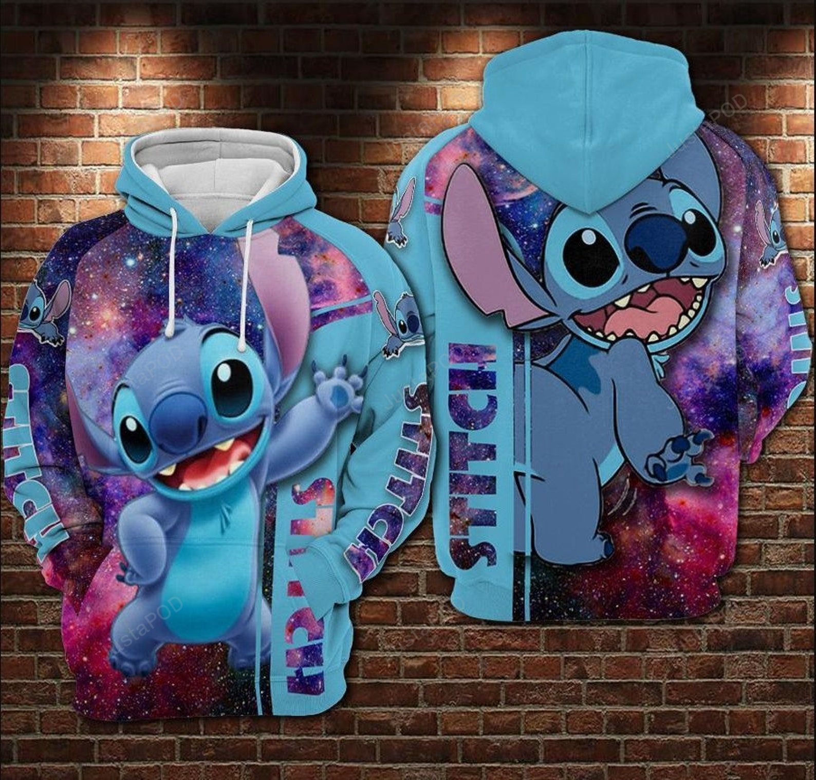 Stitch 3d All Over Print Hoodie Zip-up Hoodie-trungten-d5jqd