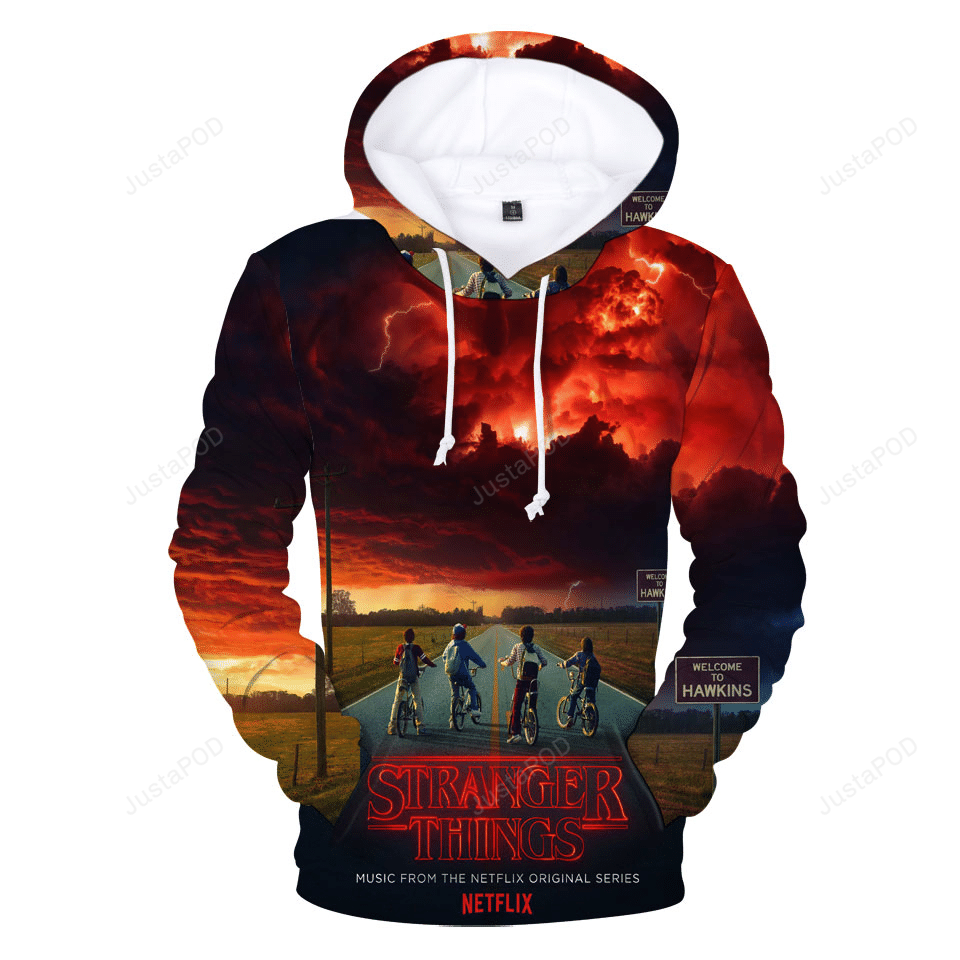 Stranger Things 3d All Over Print Hoodie Zip-up Hoodie-trungten-7dkne