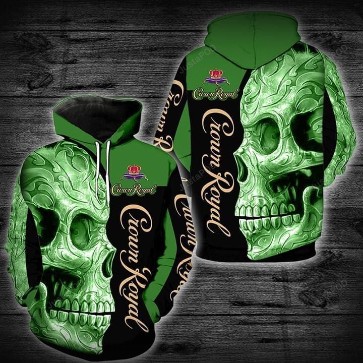 Sugar Skull Crown Royal 3d All Over Print Hoodie Zip-up Hoodie