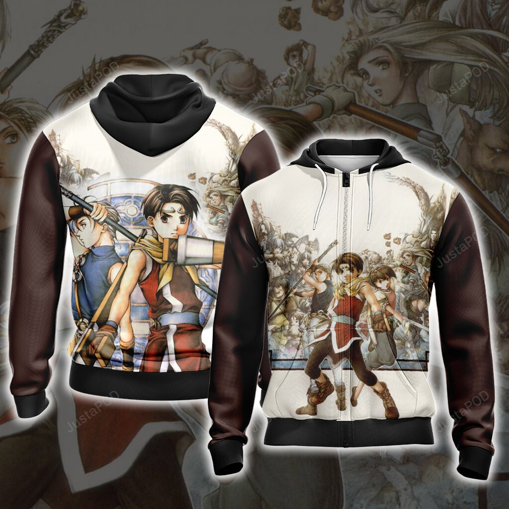 Suikoden 3d All Print Hoodie Zip- Up Hoodie