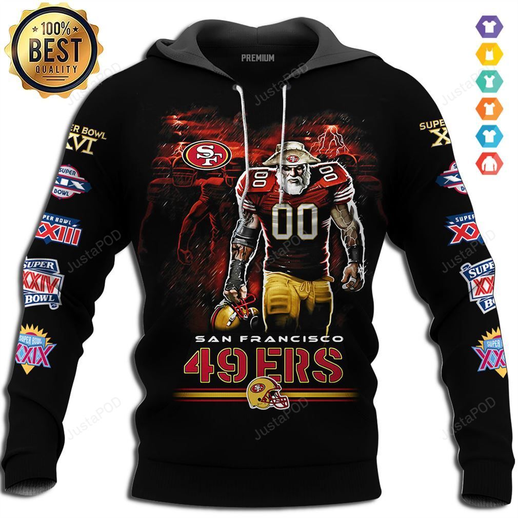 Super Bowl Liv San Francisco 49ers For Fans 3d All Over Print Hoodie Zip-up Hoodie