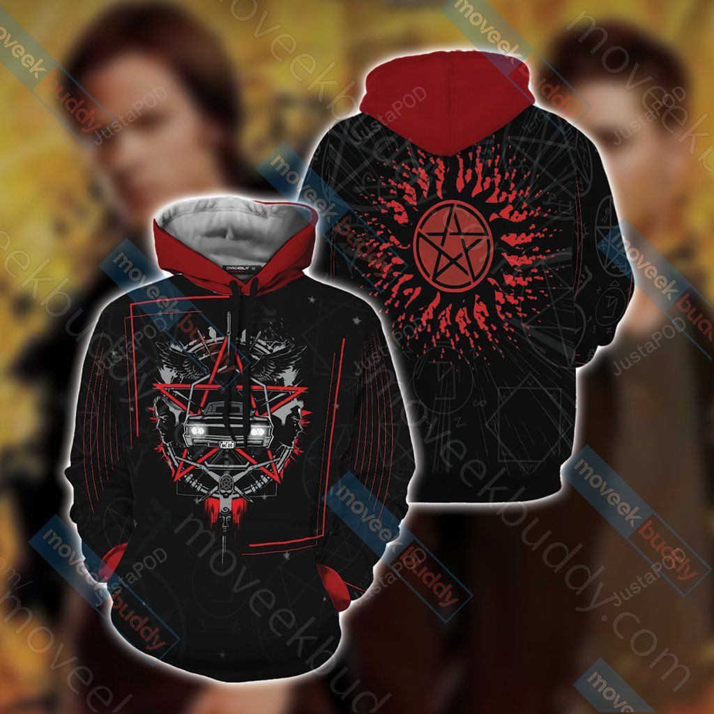 Supernatural 3d All Over Print Hoodie Zip-up Hoodie