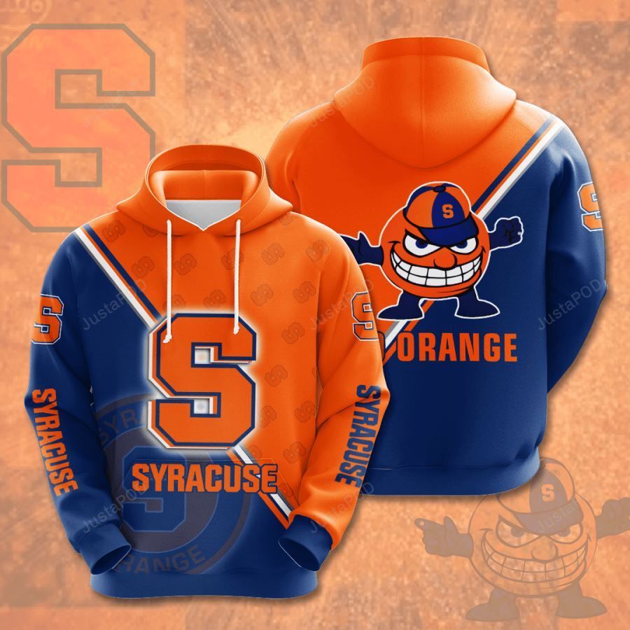 Syracuse Orange 3d All Over Print Hoodie Zip-up Hoodie-trungten-cf92f