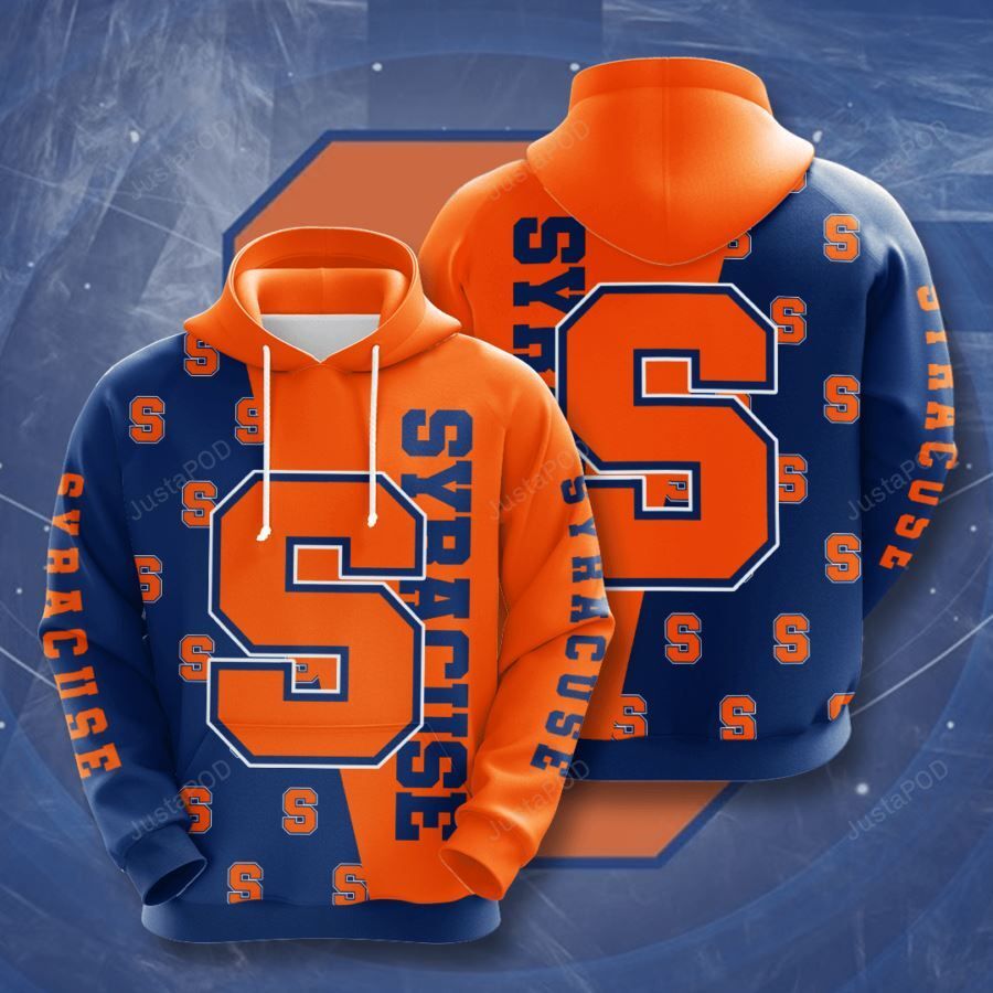 Syracuse Orange 3d All Over Print Hoodie Zip-up Hoodie