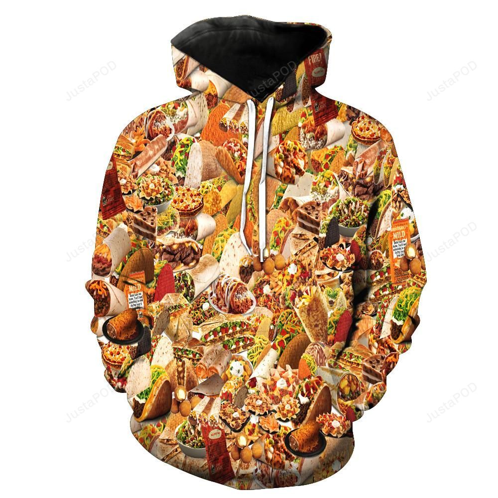 Taco Bell Collage 3d Hoodie For Men Women All Over 3d Printed Hoodie