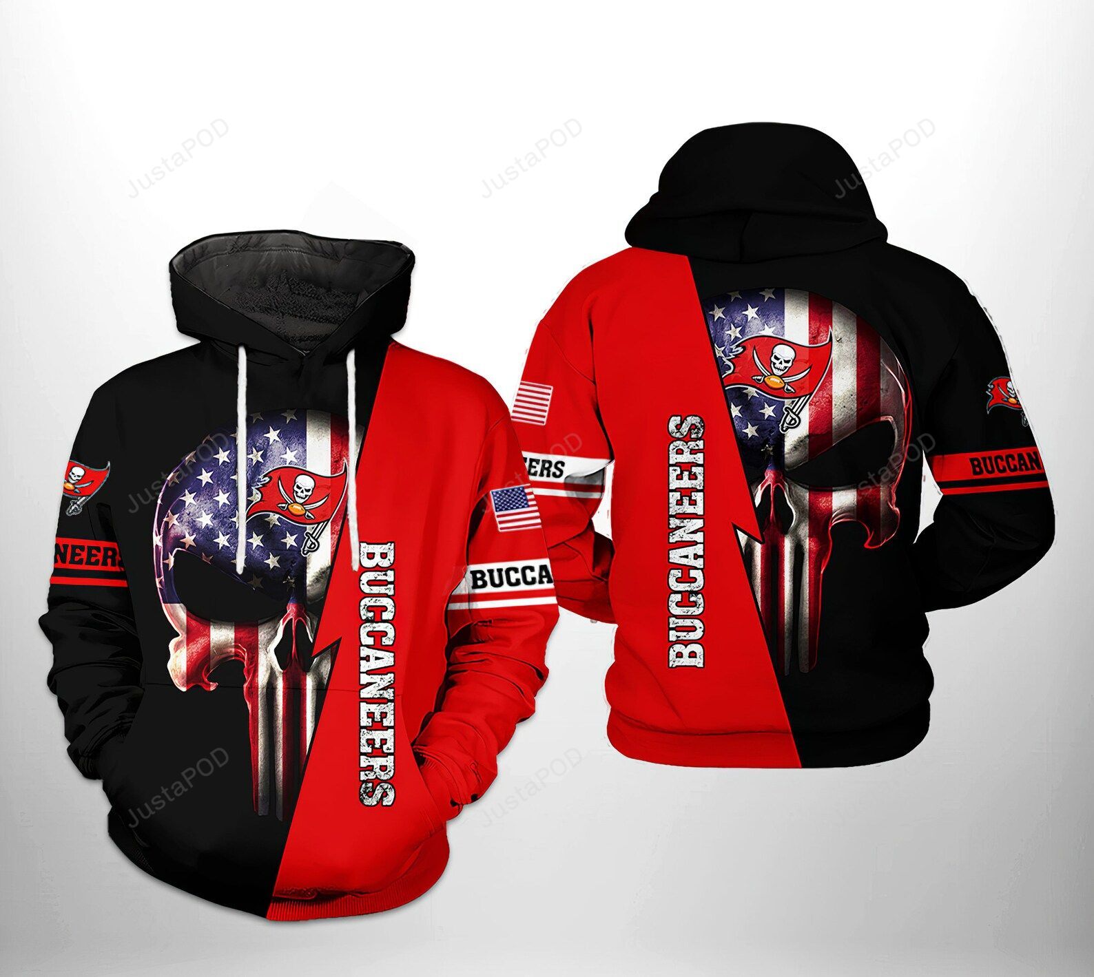 Tampa Bay Buccaneers Custom Design 3d Hoodie Tampa Bay Buccaneers 3d Zip Hoodie Hoodie For Fans