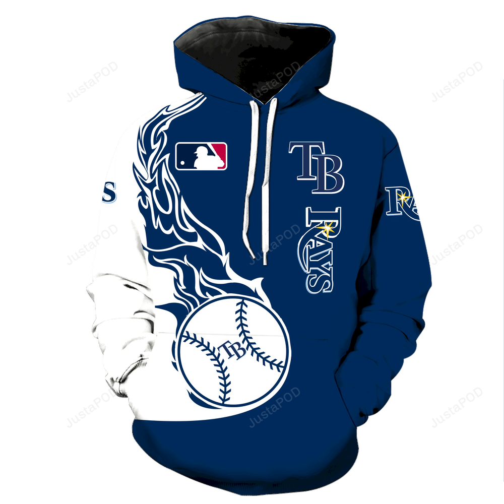 Tampa Bay Rays 3d All Over Printed Hoodie Zip- Up Hoodie