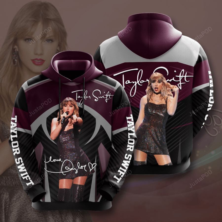 Taylor Swift 3d All Over Print Hoodie Zip-up Hoodie-trungten-qre6p