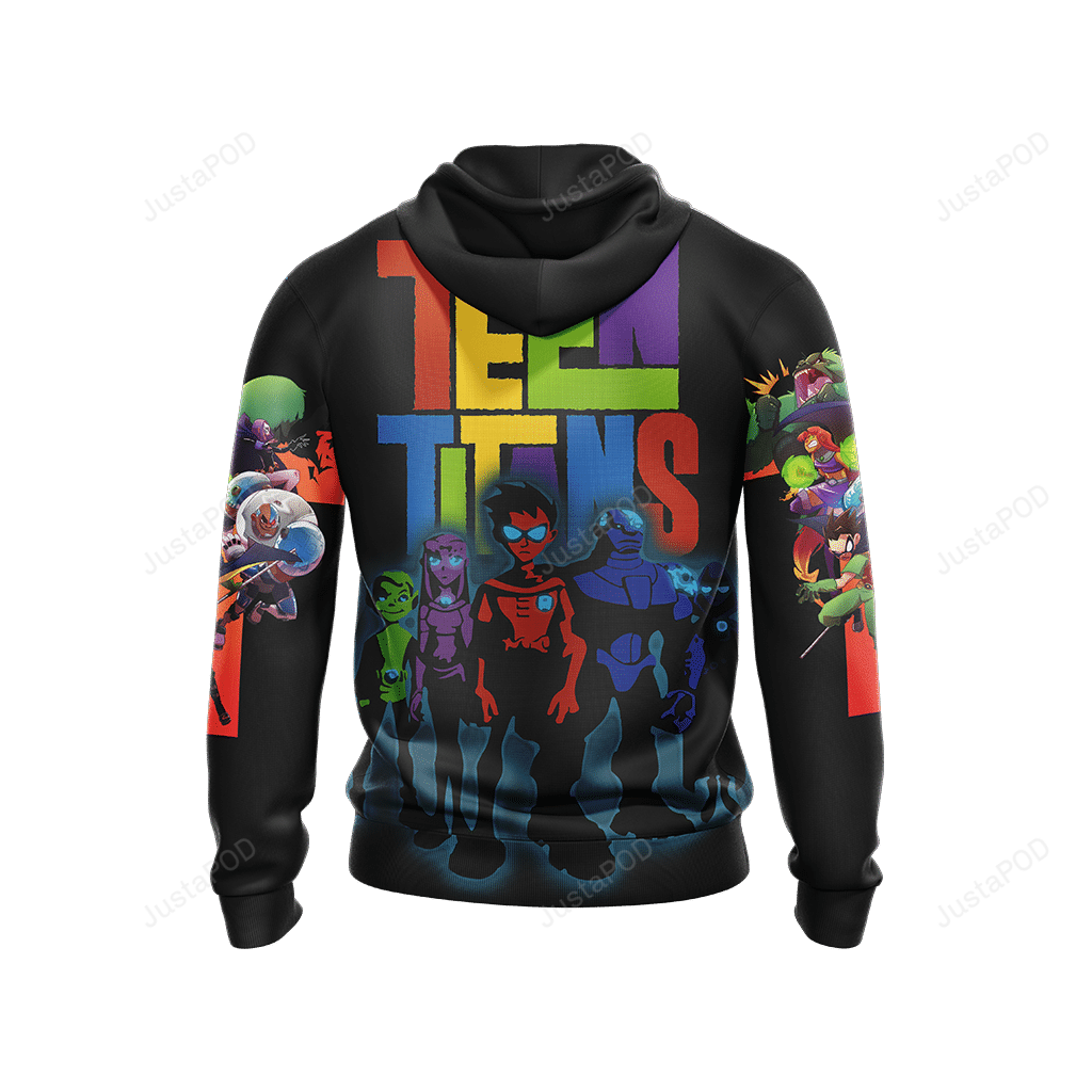 Teen Titans 3d All Over Print Hoodie Zip-up Hoodie