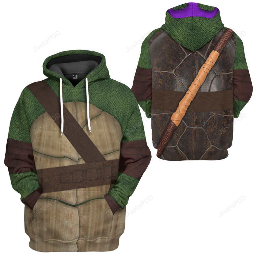 Teenage Mutant Ninja Turtles Donatello 3d All Over Print Hoodie Zip-up Hoodie