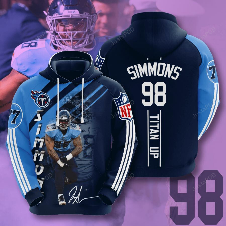 Tennessee Titans 3d All Over Print Hoodie Zip-up Hoodie-trungten-0qcu2